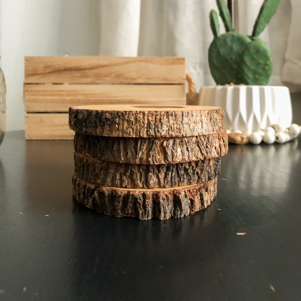 Rustic Wood Coasters